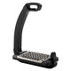 ACAVALLO REL-X EASY STIRRUPS, BLACK